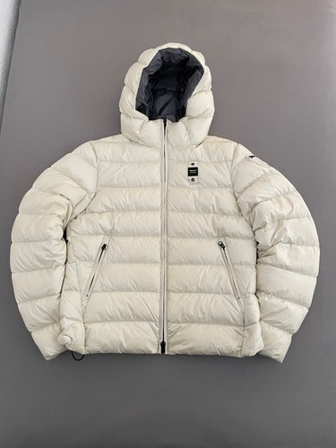 Blauer usa puffer - blauer, daunenjacke