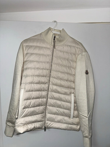 Moncler daunenjacke creme - moncler,