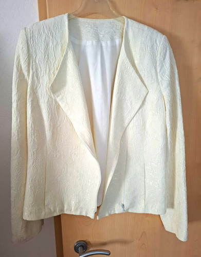 Damen jacke kurz creme - kurz,