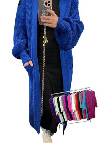 Italy strick jacke lang - strick,