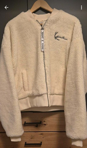 Karl kani teddyfell jacke - teddyfell,