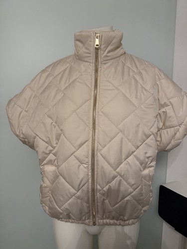 Steppjacke creme kurzarm - steppjacke,