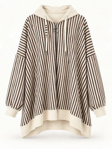 Damen oversize zipfeljacke - damen,