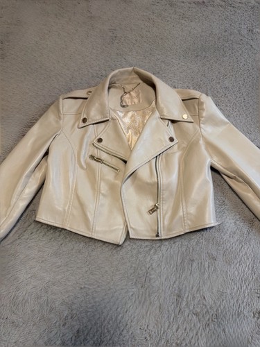 Guess bikerjacke creme - guess,
