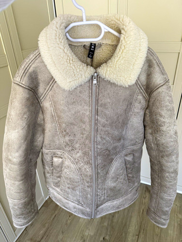 Smog jacke grau creme - jacke, l