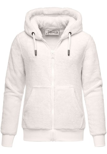 Damen teddy sweatjacke plüsch - damen,