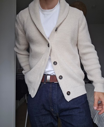 Zara strickjacke schalkragen - strickjacke,