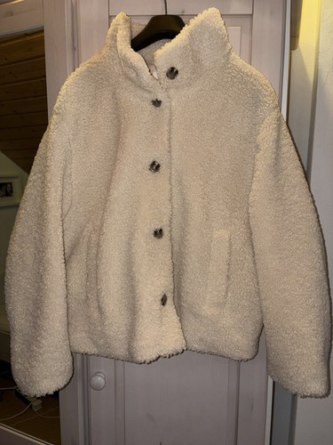 Creme beige teddyjacke von m - creme/beige,