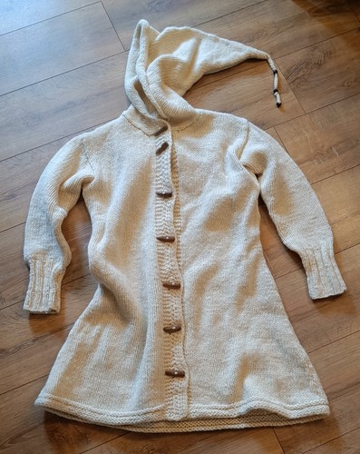 Strickjacke creme wolle - creme,