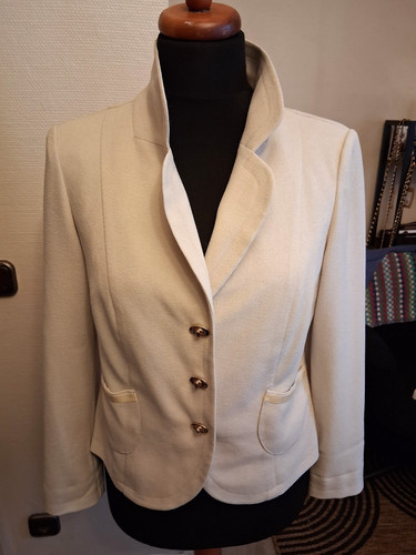 Liz malraux blazer jacke - blazer, creme