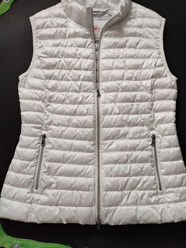 Stepp weste jacke creme - stepp-weste,