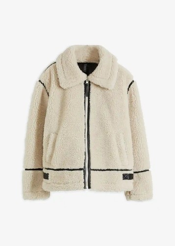 Jacke aus lammfellimitat - lammfellimitat, gr