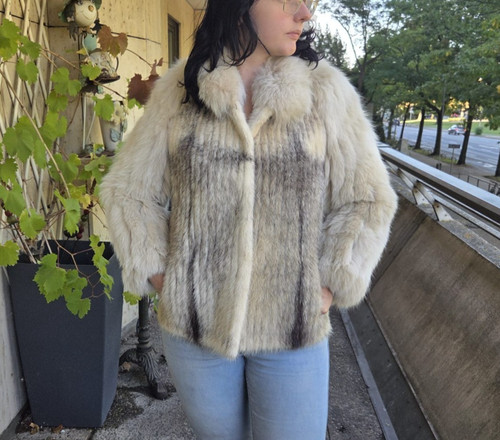 Vintage fuchspelz jacke - fuchspelz,