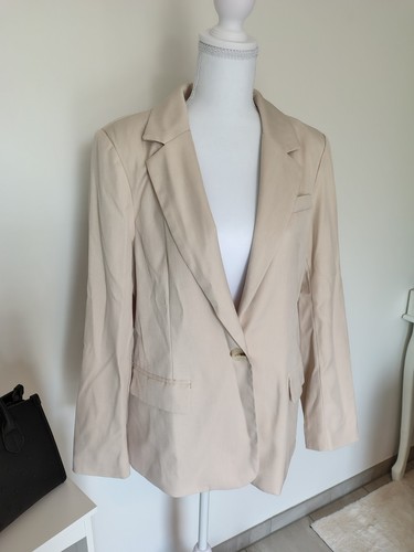 Blazer jacke beige - blazer,