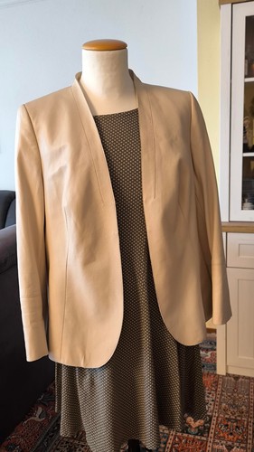 Akris damen leder blazer jacke - akris,
