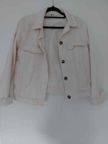 Cord jacke creme - jacke, l