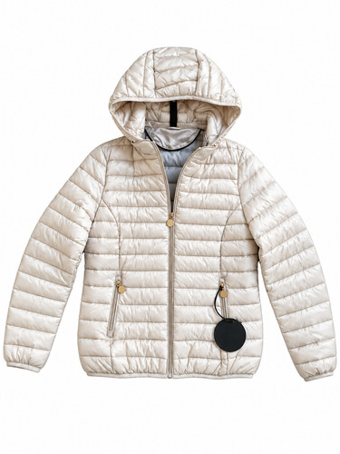 Damen steppjacke kapuze grün - kapuze,