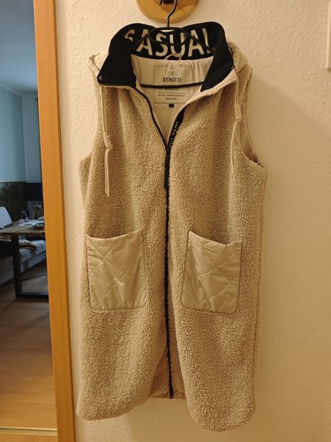 Lange teddyweste - teddyweste, /